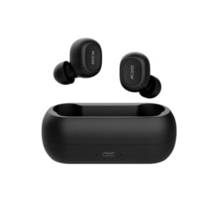 QCY T1C-BLACK, Trådlös, Samtal/musik, Headset, Svart