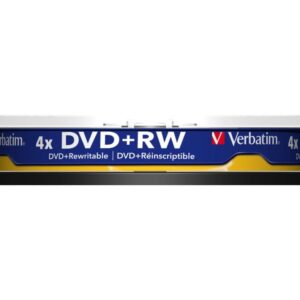 Verbatim - 10 x DVD+RW - 4.7 GB (120 min) 4x - matt silver - spindel