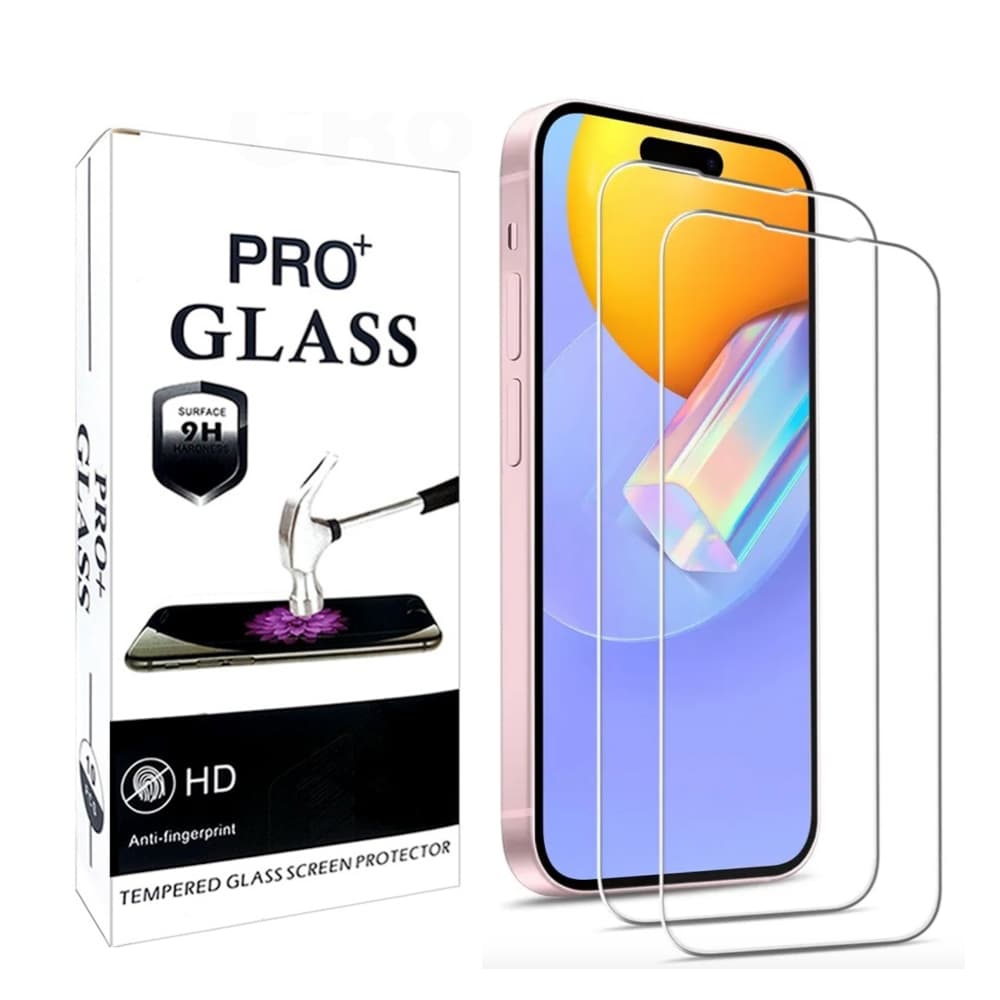 2st Härdat glas iPhone 16/16 Pro/16 Pro Max - Skärmskydd