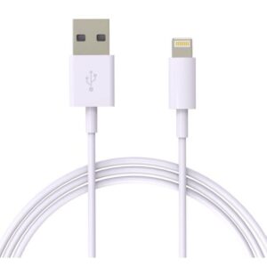 1M Lightning Slitstark Snabb Laddare Kabel Till iPhone Vit iOS15