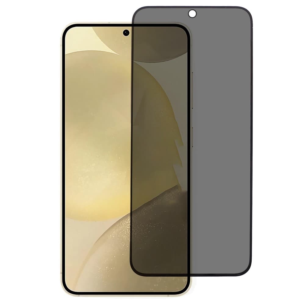 2-PACK SKALO Samsung S25+ Privacy Skrmskydd Hrdat Glas - Svart
