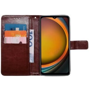 Plånboksfodral 3-kort Samsung Galaxy Xcover 7 Pro - Brun