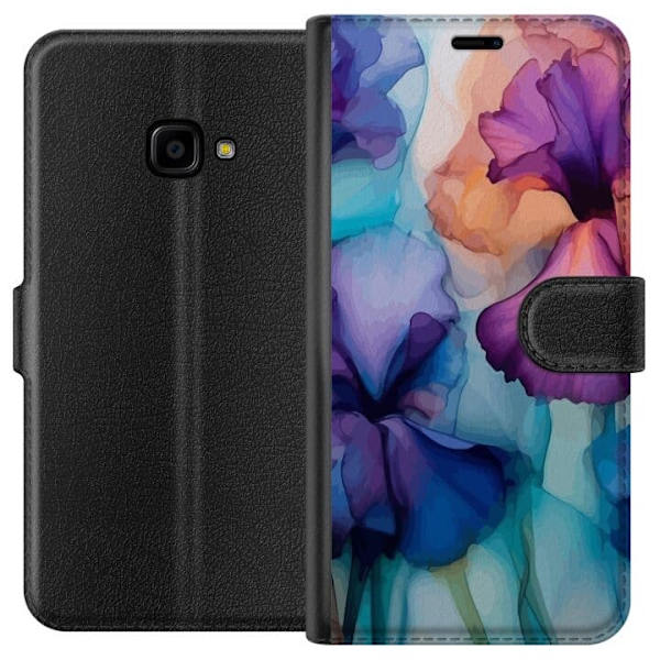 Plånboksfodral till Samsung Galaxy Xcover 4 med Magiska blommor motiv