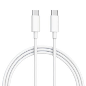 USB-C till USB-C Laddkabel 2 Meter Vit