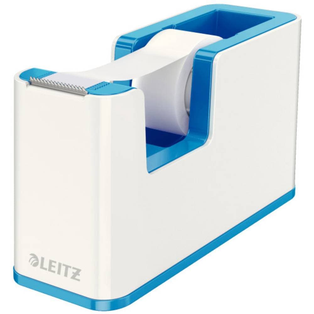 Leitz Tejpdispenser WOW 5364 Vit, Blå Rullbredd (max.): 19 mm Rullängd (max.) 33 m