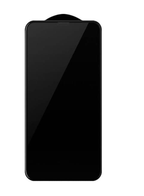 Privacy glasskydd (6D curved/full) för iPhone 12 Pro Max 6,7", svart, SERO