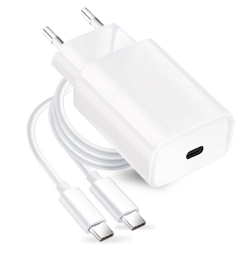 25W USB-C- snabbladdare med kabel fr samsung S22 plus
