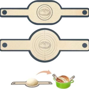 2-pack extra tjocka ugnsmattor 0,7 mm med långt handtag – slitstarka bakmattor för ugn, mikrovågsugn, luftfritös m.m.