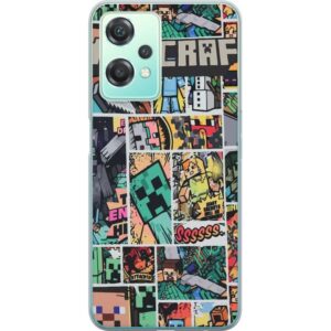 OnePlus Nord CE 2 Lite 5G Genomskinligt Skal Minecraft Art