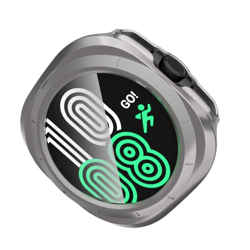 INF 2-i-1 Skrmskydd fr Samsung Watch 7 Ultra titan guld