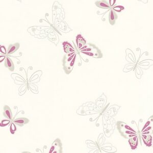 Non woven-tapet natur Profhome 347651-GU ltt texturerad matt frg violett silver 5,33 m2