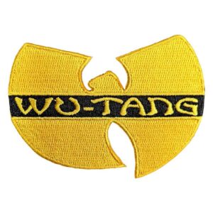 Wu-Tang Clan Vävd logotyp som stryks på