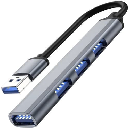 USB HUB 4 portar (3.0 + 2.0)
