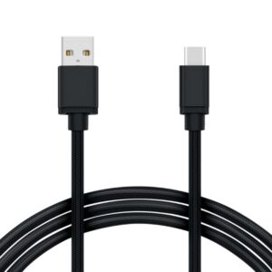 Nylonfltad USB till USB-C Kabel