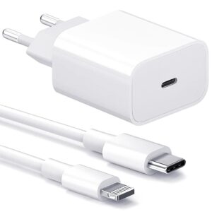 Laddare fr iPhone/Samsung - Snabbladdare - Adapter / Kabel 20W USB-C