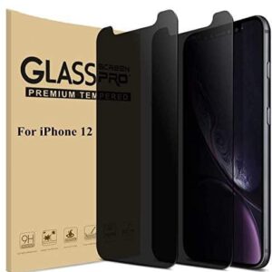 2 st Sekretes sskärmskydd för iPhone 12 pro max