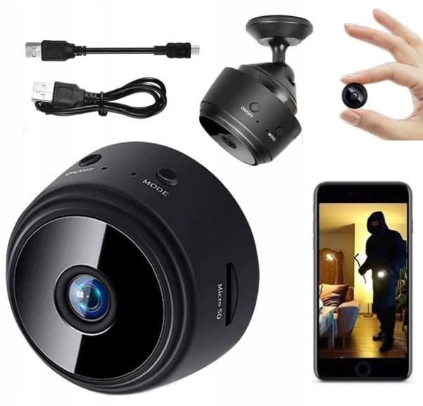 MINI SPY CAMERA FULL HD IR WIFI DETEKTION