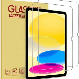 2-Pack Skrmskydd fr iPad 10 (10,9 Tums, 2022 Modeller 10:e Generationen) Hrdat Glas