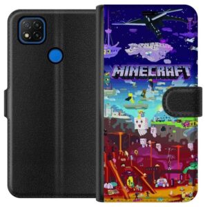 Xiaomi Redmi 9C Plånboksfodral MineCraft