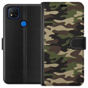 Xiaomi Redmi 9C Plånboksfodral Military