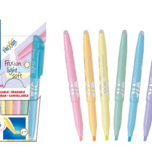 Överstrykningspenna Frixion Light Soft 6-p Pilot