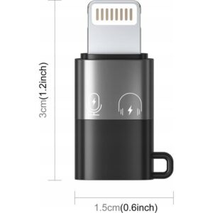 USB-kabel Puluz Adapter Adapter Reduction från Apple Lightning Iphone till Usb-c Usb Type-c / Pu649b