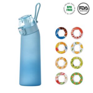 OBOSOE Air-Up Luftvattenflaska 700ml 8 Smakkapslar | Sockerfri & Aromatisk med Suprr Fr Kontor, Resor & Trning