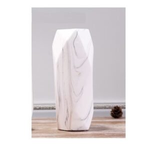Vas Barbara vit 9.5x26.5cm