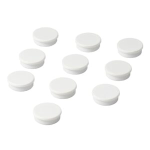 Whiteboardmagneter 25 mm - Vita - 10 Styck