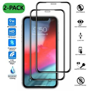 2-Pack iPhone 11 Skärmskydd HD Härdat Glas Kolfiber