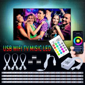 LED-slinga fr till TV Google / Wifi + Fjrrkontrol + Ljud styrning