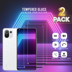 2-Pack Xiaomi 11- Härdat Glas 9H - Super Kvalitet 3D Skärmskydd