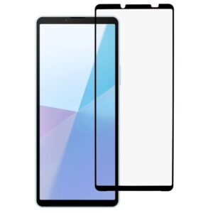 2-PACK SKALO Sony Xperia 10 VI 5G Heltäckande Skärmskydd Härdat Glas - Svart