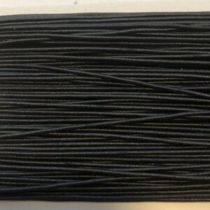 25 meter smyckestråd elastisk snodd tråd 1 mm svart