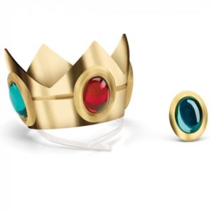 Krona och amulett Prinsessa Peach för vuxen