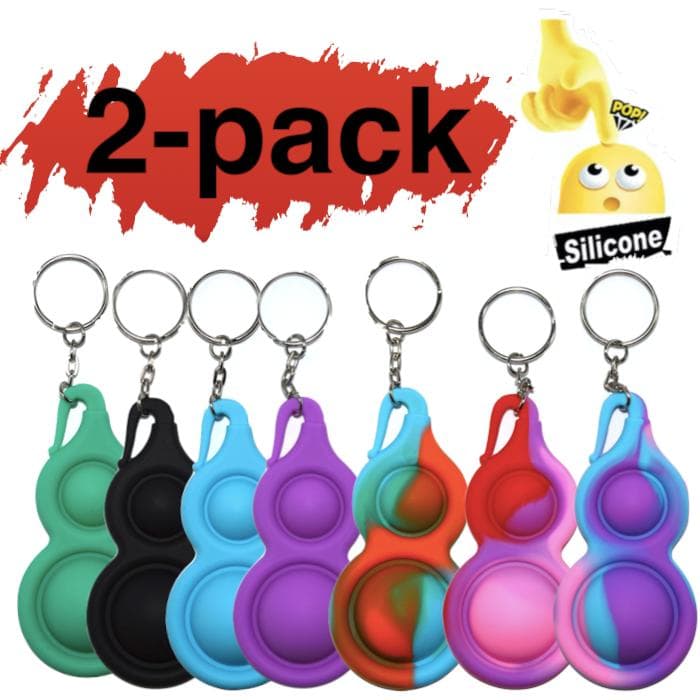 2-pack Simple dimple, MINI Pop it Fidget Finger Toy / Leksak- CE