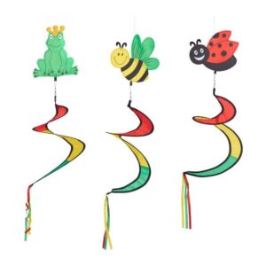 Vindsnurra spiral djurmotiv set om 3