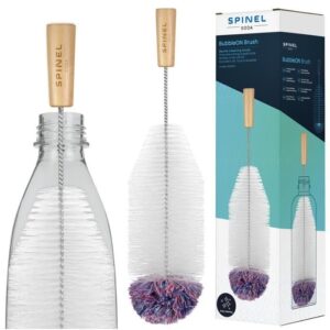 Rengringsborste - Spinel - Soda BubbleON - Mjuka borst - Ergonomisk - Djuprengring