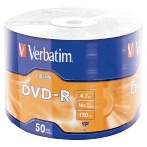 Verbatim DataLife - 50 x DVD-R - 4.7 GB (120 min) 16x - matt silver - spindel
