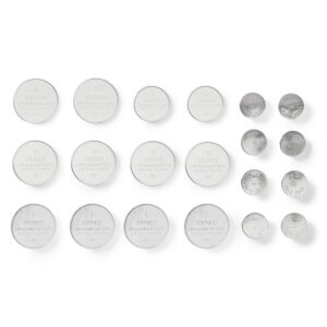 Litium / Alkaline knappcellsbatteri Multi Pack | 1.5 / 3 V DC | Alkaliskt / Litium | CR1620 / CR2016 / CR2025 / CR2032 / LR43 / LR44 / LR54 | Antal ba