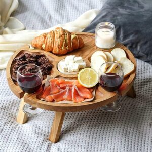 Portabelt picknickbord i trä