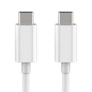 USB-C till USB-C Laddkabel 2 Meter Vit