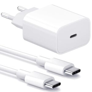 Laddare fr iPhone/Samsung - Snabbladdare - Adapter / Kabel 20W USB-C