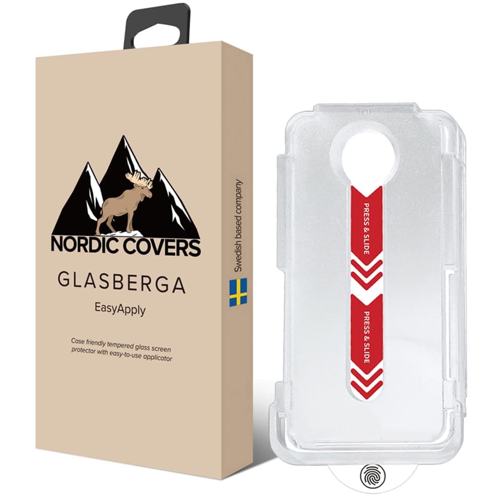 Nordic Covers iPhone 15/iPhone 16 Skärmskydd Glasberga EasyApply