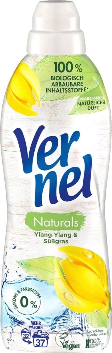 Vernel Naturals Ylang Ylang & Süßgrass Sköljmedel 37 tvättar