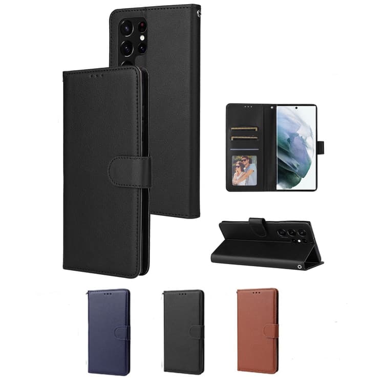 Samsung S22 Ultra Plnboksfodral - 3 Frger