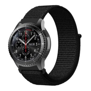 Nylon-rem 22mm för Samsung Galaxy Gear S3 / Gear 2 - Ersättningsarmband för Huawei Watch GT för Watch 2 Pro för Ticwatch Pro för Pepple Time för