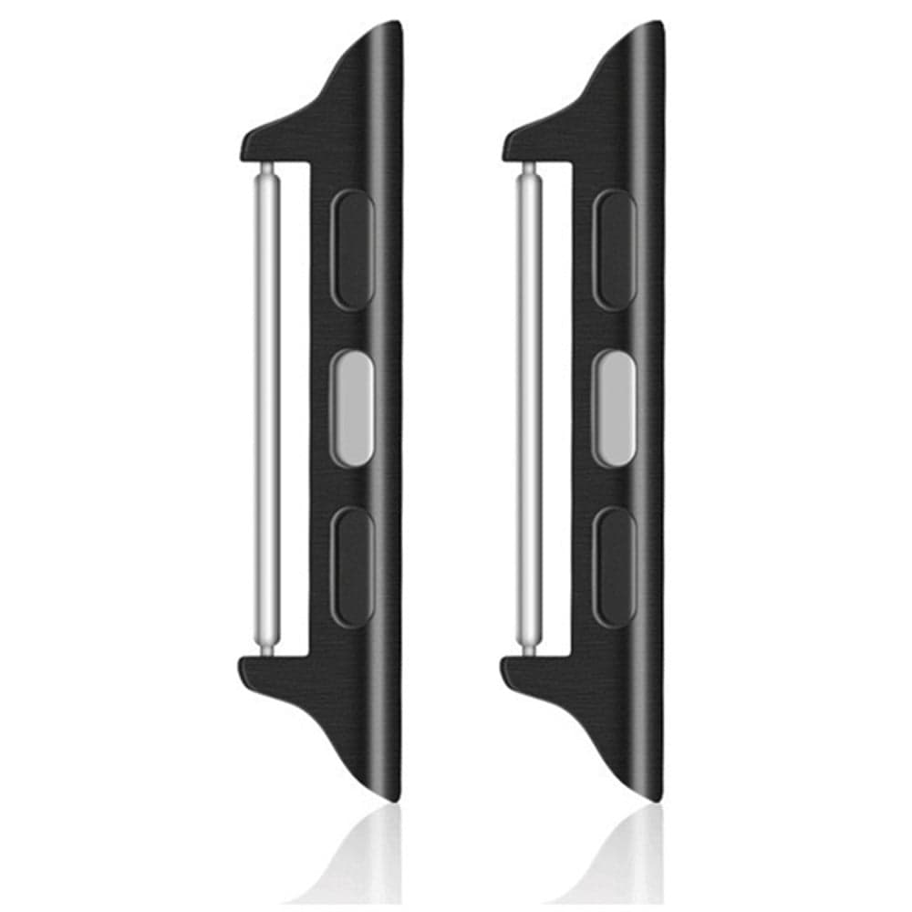 Apple Watch Series 49mm - 45mm - 44mm - 42mm 1 Pair 20mm Watch Band Adapter - Black