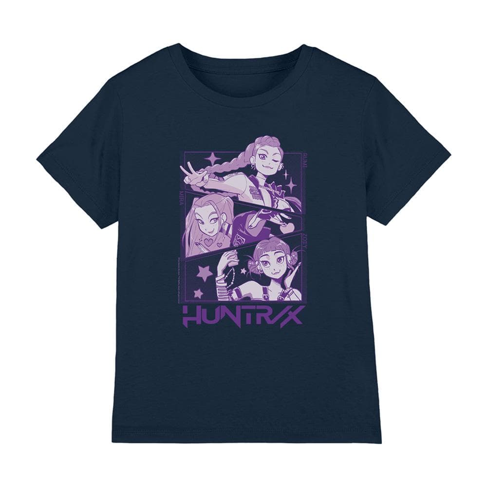 K-Pop Demon Hunters Childrens/Kids Huntr/X Panels T-Shirt