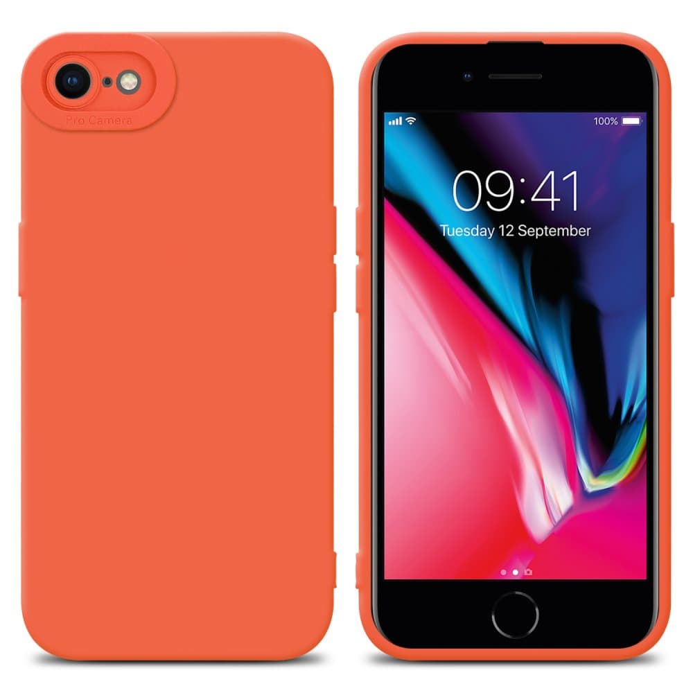 iPhone 7 / 7S / 8 / SE 2020 Fodral Skal Case Cover av flexibelt TPU-silikon Bobilskydd